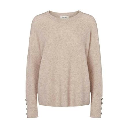 O'tay, Round-neck Knitwear Beige, Dames, Maat:L