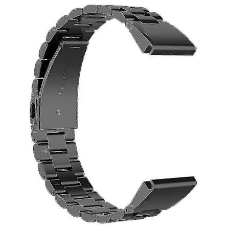 Garmin Fenix 7S/7S Pro/6S/6S Pro 20mm Rostfritt Stål 3-Radigt Klockarmband Ersättningsrem