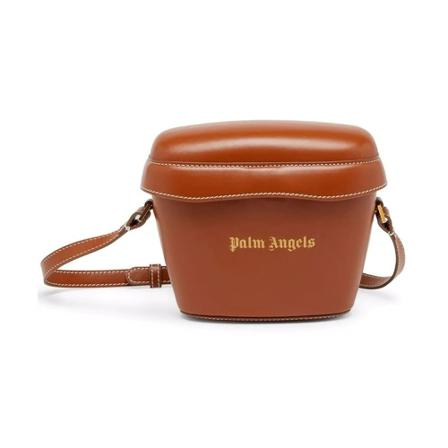 Palm Angels Palm Angels Bags.. Brown Brun, Dame Skuldertasker, Størrelse: ONE Size