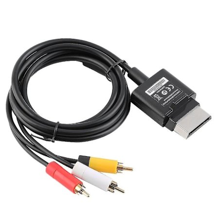 1,8 m Audio Video AV RCA Composite Kabel til Xbox 360