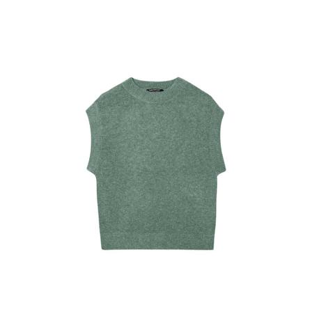 Luisa Cerano, Sleveless Knitwear Groen, Dames, Maat:M