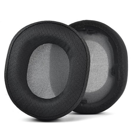 2 stk. sorte mesh ørepuder udskiftning kompatibel med Corsair HS55, HS55 PRO, HS65 Gaming Headset