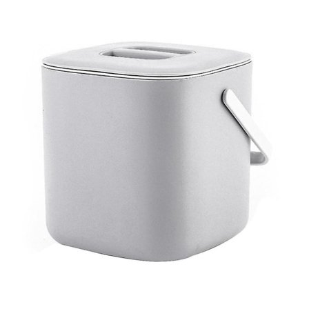 Kompostbeholder - for hverdagsorganisk avfall på kjøkkenet - luktsikker - avtakbart innerfôr - organisk