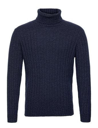 Sdvaughn Knit Pullover Blue Solid
