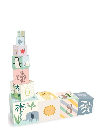 Vilac | Nesting Cubes - Animals By Sarah Betz | ONE SIZE