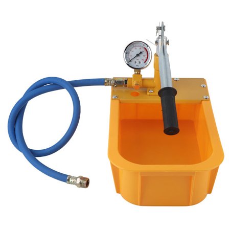 Hydraulisk trykprøvepumpe, bærbar vandtrykstester, aluminiumshus, lækagedetektering, manuelt håndværktøj til rør, ventiler og systemer
