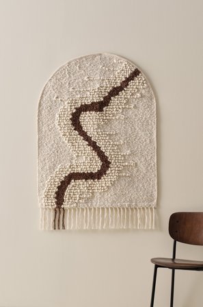 Jotex - Veggpynt Ivory/ brown - MIRACLE - Kjøp Veggdekor hos Jotex