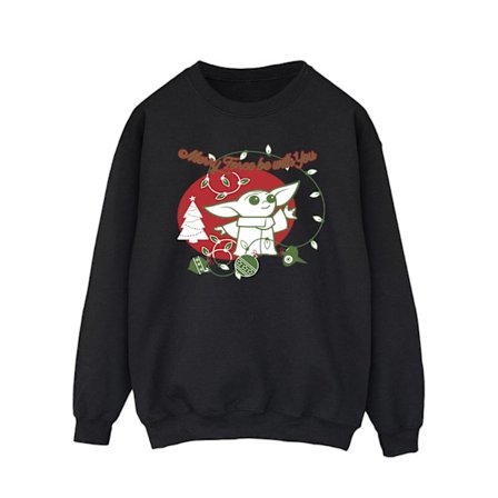 Star Wars The Mandalorian Herr Baby Yoda Force Be With You Sweatshirt