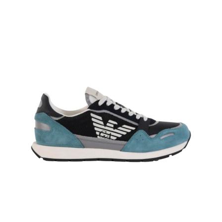 Emporio Armani Sneakers Blå, Herre, Størrelse: 43 EU