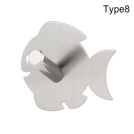 2 ST Tecknad väggkrok Djurform TYP 8 TYP 8 Type 8