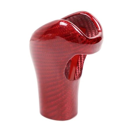 Car Styling Carbon Fiber Gear Shift Head Cover Sticker til Porsche Cayenne 2011-2017