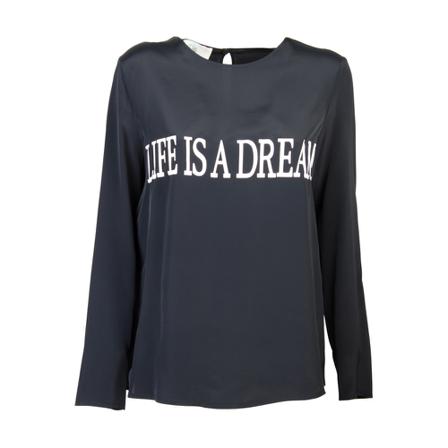 Alberta Ferretti Shirt Sort, Dame Sweatshirts
