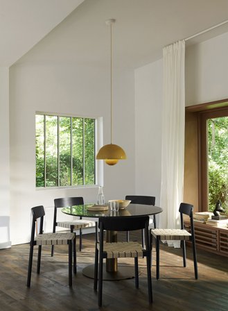 Flowerpot VP7 taklampe Ø37 - sennep