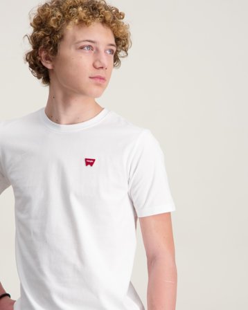 Wrangler Festival Badge Tee Weiß T-Shirts Jungen - Kids Brand Store