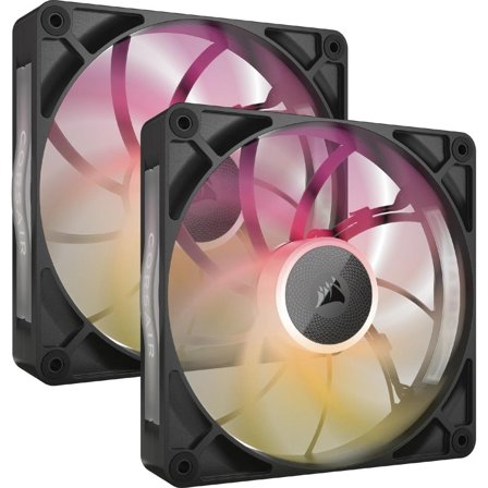 Corsair iCUE LINK RX140 RGB MAX Vifte 2pk (sort) 140mm, 300 – 1600 RPM ±10%, 10 - 31 dBA