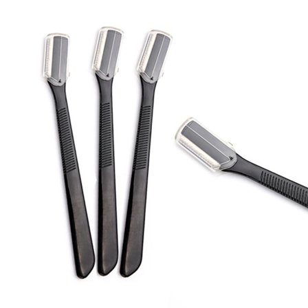 Øjenbrynskniv - Skægkniv i 3-pak