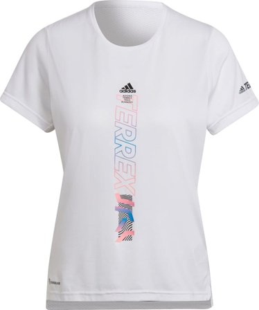 Adidas Women's Terrex Agravic Tee Women Short sleeved fitness sweater White XL