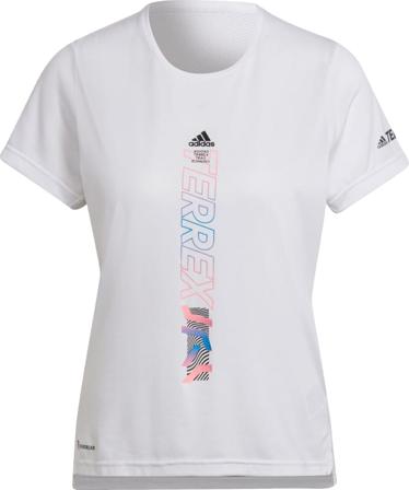 Adidas Women's Terrex Agravic Tee Women Short sleeved fitness sweater White M