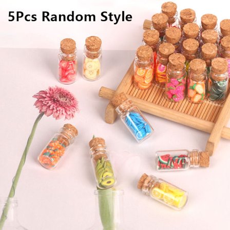 5 kpl 1:12 nukkekodin miniatyyri hedelmälajitelma lasipurkki CAN Fr