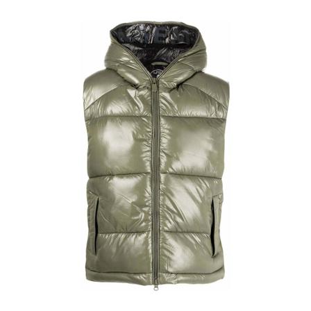 Save The Duck, Vests Groen, Heren, Maat:L