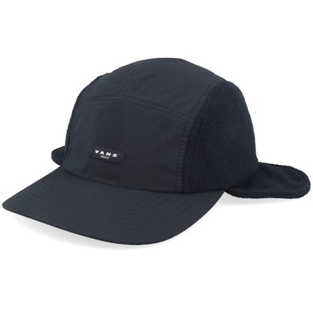 Vans - Negro earflap Gorra - 66 Tall Camper Black Earflap 5-panel @ Hatstore