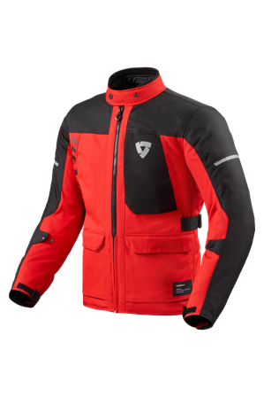 Motorradjacke REV'IT! Convergent H2O Rot/Schwarz 3XL