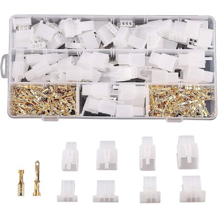 380-dels 2,8 mm Bilkontaktset 2 3 4 6-polig Bil