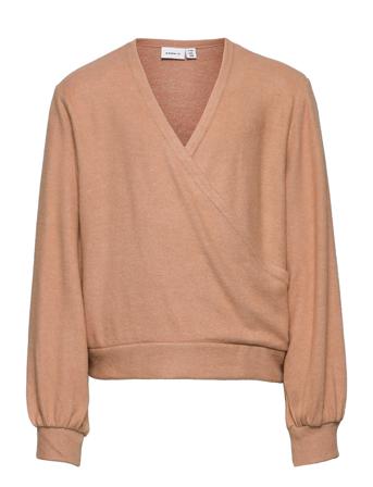 Nkfrilene Ls Knit Wrap Card Beige Name It
