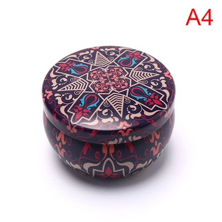 Retro Blommig Tennburk Te Förvaringslåda Godis Presentask