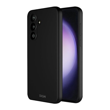 Liquid Silikonfodral till Samsung Galaxy S24 FE - Svart
