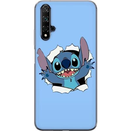 Huawei nova 5T Genomskinligt Skal Stitch heeej