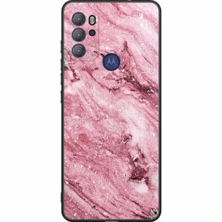 Motorola Moto G60s Svart Skal Rosa