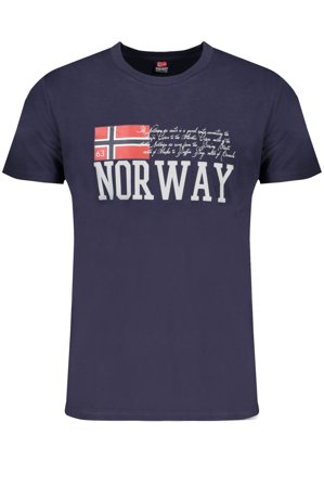 Norway 1963 T-shirt Maniche Corte Uomo Blu