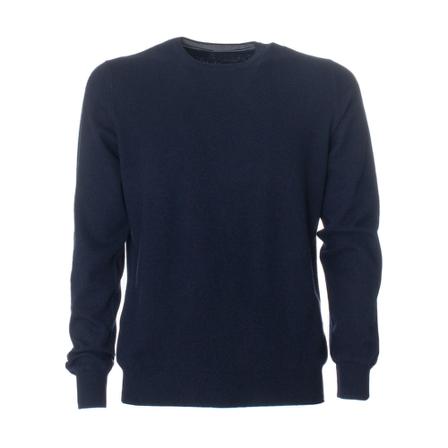 Gran Sasso - Stickade Tröjor - Blå - Herr - Storlek: 4xl, Herr, Storlek: 4XL