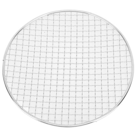 25 cm Diameter Rund Grillrist i Rustfrit Stål