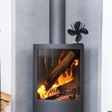 Musta liesituuletin ilman sähköä