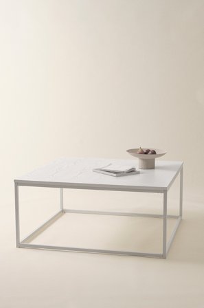 Jotex - Sofabord 100x100 Cm - Høyde 45 Cm Hvit - LYCKAN - Kjøp Sofabord hos Jotex