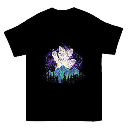 Aurora Meowealis T-shirt
