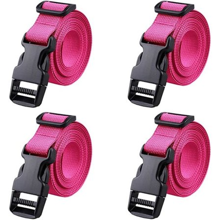 78" x 1" Kiristyshihnat Säädettävä 1 tuuman vyö, ruusunpunainen