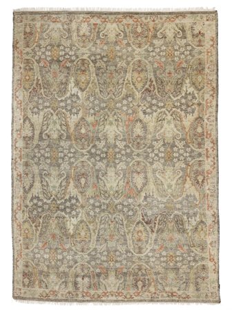 Oushak Indo Rug 300X400 Brown/Orange Large Wool, India