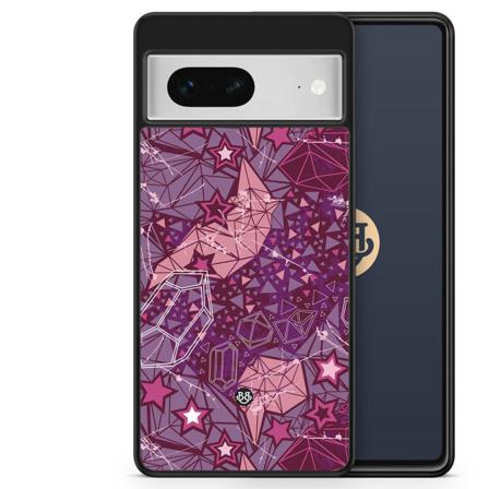 Bjornberry Skal Google Pixel 7 - Lila Stjärnor