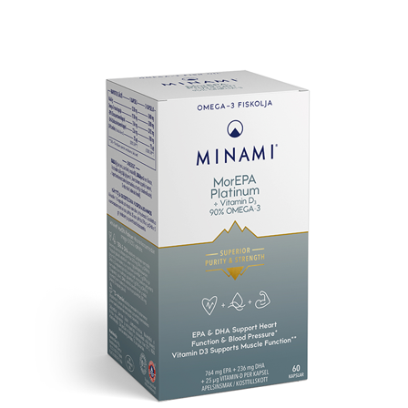 Minami Nutrition MorEPA Platinum Omega-3 90% 60 kapslar