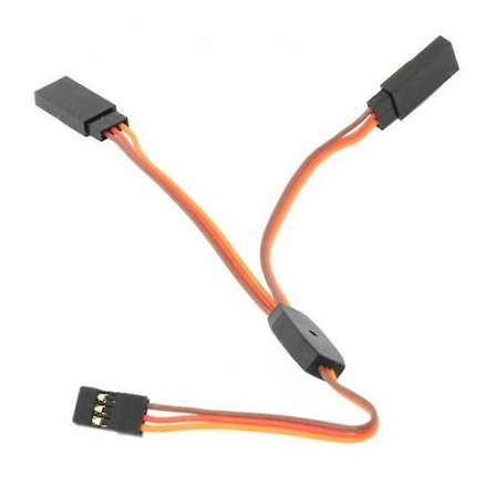 10 stk. Amass 15 cm Y Servo Kabel Splitter til JR Spektrum HITEC