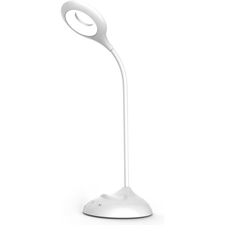 Bordslampa med USB-laddningsport, 5 belysningslägen, 5 ljusstyrkor