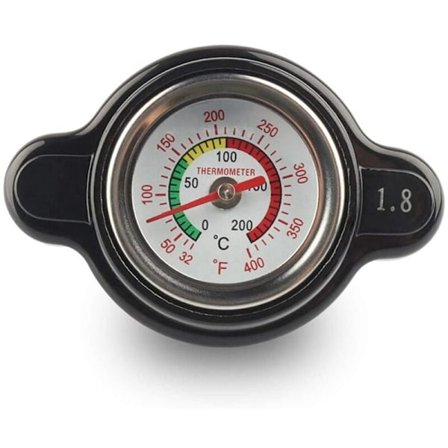 Syyläri korkki lämpömittarilla, syyläri korkki 1.8 bar 25.6Psi