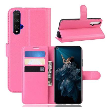 Alpha läder Honor 20 fodral - Rosa Rosa