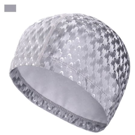 Badehætte Slidstærk PU-hætte Praktisk badehætte med høreværn Kasket til kvinder Mænd Dreng