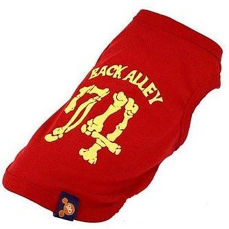 Hund t-shirt Sweet 74 röd Hundtröja Hundkläder