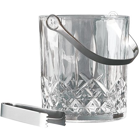 Aida Harvey isspand med tang - Glas og stål | KitchenOne