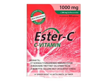 Ester-C 1000 mg, 60 stk.